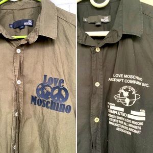 Love Moschino men’s dress shirt bundle